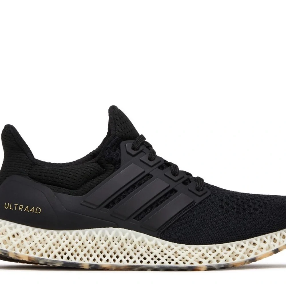 Adidas Ultra 4D Black Sneakers - Picture 1 of 5